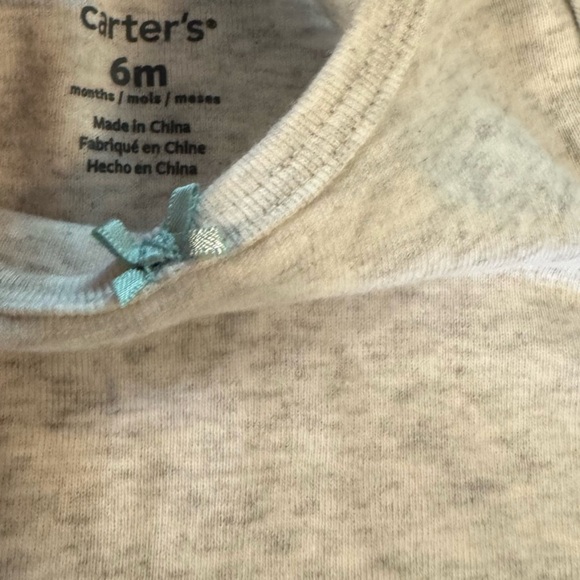 Carter's - Mint Green Plaid Corduroy Baby Dress, Size 6 Months - Picture 4 of 4